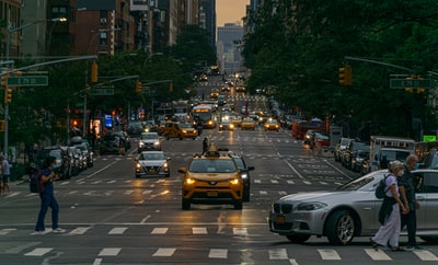 black car on road during daytime